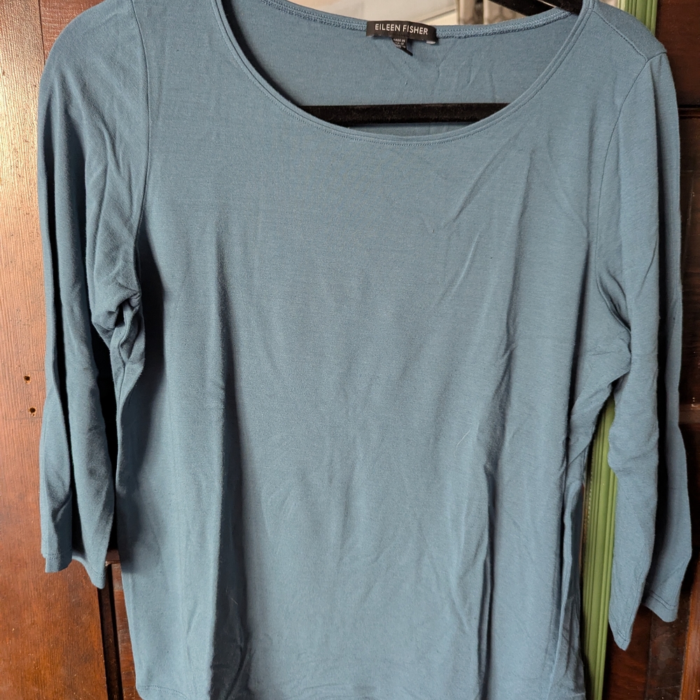 Eileen Fisher Women's Blue Top